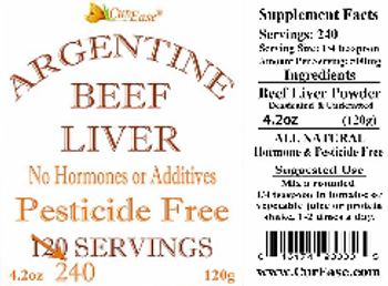 CurEase Argentine Beef Liver - 