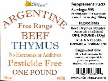 CurEase Argentine Free Range Beef Thymus - supplement