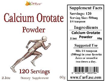 CurEase Calcium Orotate Powder - supplement