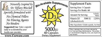 CurEase D3 5000 IU - supplement