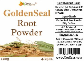 CurEase GoldenSeal Root Powder - supplement