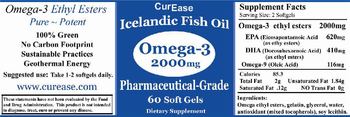 CurEase Icelandic Fish Oil - supplement
