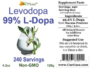 CurEase Levodopa 99% L-Dopa - 