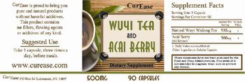 CurEase Wuyi Tea And Acai Berry - supplement