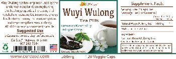 CurEase Wuyi Wulong Tea Pills 500 mg - supplement