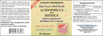 Custom Probiotics Adult Formula CP-1 - supplement
