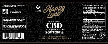 CV Sciences Happy Lane CBD Softgels 25 mg - supplement