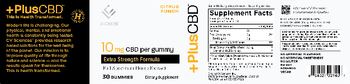CV Sciences PlusCBD Citrus Punch Extra Strength Formula 10 mg - supplement