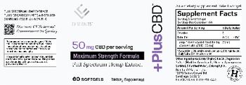 CV Sciences PlusCBD Maximum Strength Formula 50 mg - supplement