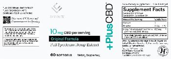 CV Sciences PlusCBD Original Formula 10 mg - supplement