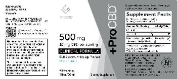 CV Sciences ProCBD Clinical Formula Peppermint 500 mg - supplement