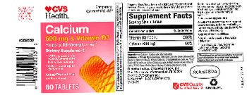 CVS Health Calcium 600 mg & Vitamin D3 - supplement