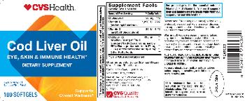 CVS Health Cod Liver Oil - supplement