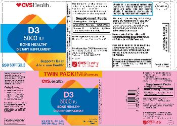 CVS Health D3 5000 IU - supplement