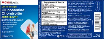 CVS Health Double Strength Glucosamine Chondroitin - supplement