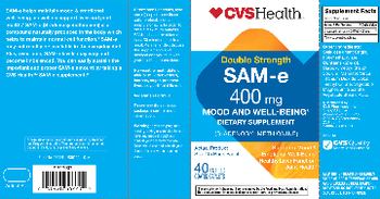 CVS Health Double Strength SAM-e 400 mg - supplement