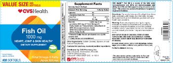 CVS Health Fish Oil 1000 mg - supplement