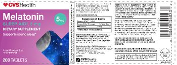 CVS Health Melatonin 5 mg - supplement