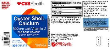CVS Health Oyster Shell Calcium 500 mg With Vitamin D - supplement