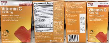 CVS Health Vitamin C 1000 mg Orange Flavored Fizzy Drink - supplement