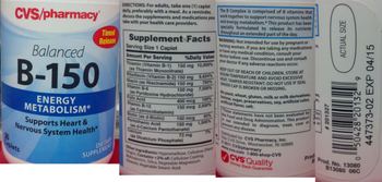 CVS Pharmacy Balanced B-150 - supplement
