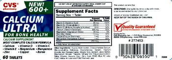 CVS Pharmacy Calcium Ultra - calcium supplement