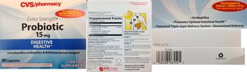 CVS Pharmacy Extra Strength Probiotic 15 mg - supplement