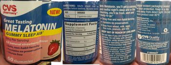 CVS Pharmacy Melatonin All Natural Strawberry Flavor - supplement