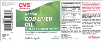 CVS Pharmacy Natural Cod Liver Oil - supplement