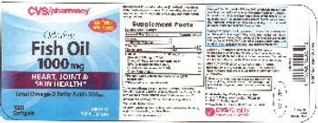 CVS Pharmacy Odorless Fish Oil 1000 mg - supplement