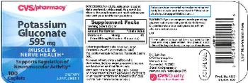 CVS Pharmacy Potassium Gluconate 595 mg - supplement