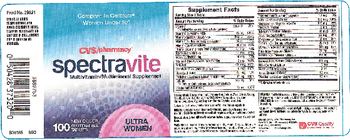 CVS Pharmacy Spectravite Ultra Women - multivitaminmutlimineral supplement