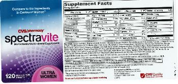 CVS Pharmacy Spectravite Ultra Women - multivitamin multimineral supplement