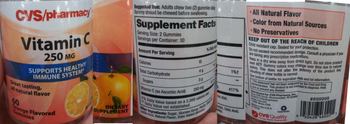CVS Pharmacy Vitamin C 250 mg - supplement