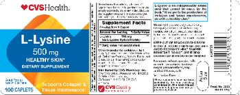 CVSHealth L-Lysine 500 mg - supplement