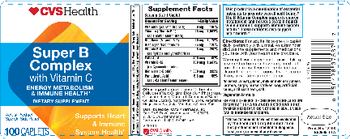CVS Health Super B Complex with Vitamin C Caplets Ingredients