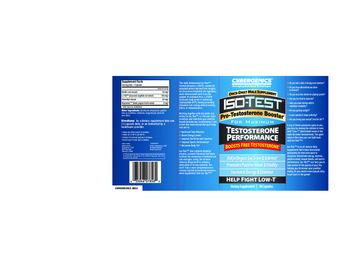 Cybergenics Iso-Test Pro-Testosterone Booster - supplement
