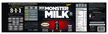 CytoSport Monster Milk Cookies 'N Creme - science confirms what athletes have always known high quality protein intake is linked to muscle siz
