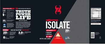 CytoSport Monster Series Monster Isolate Vanilla - whey protein isolate supplement mix