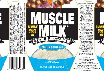 CytoSport Muscle Milk Collegiate Vanilla Creme Shake - supplement