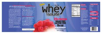 CytoSport Whey Isolate Blue Raspberry - protein supplement