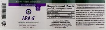 D'Adamo Personalized Nutrition ARA 6 - supplement