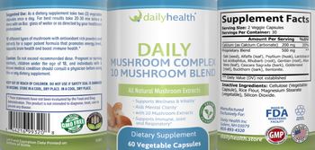 Daily Health Daily Mushroom Complex 10 Mushroom Blend - supplement