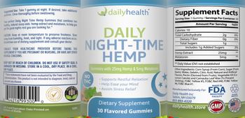 Daily Health Daily Night-Time Hemp - supplement