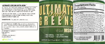 Daily Health Ultimate Daily Greens with MSM - supplement