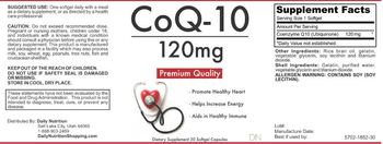 Daily Nutrition CoQ-10 120 mg - supplement