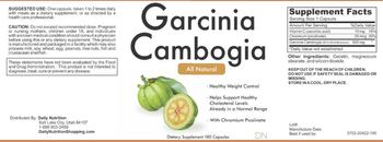 Daily Nutrition Garcinia Cambogia - 