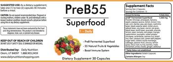 Daily Nutrition PreB55 Superfood - supplement
