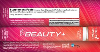 Daily Sprays Beauty+ - supplement