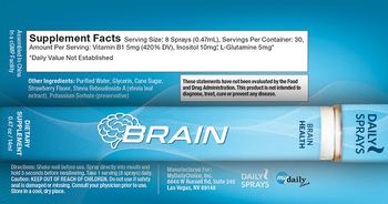 Daily Sprays Brain - supplement